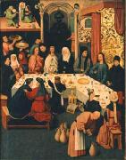Jheronimus Bosch The Marriage Feast at Cana. oil painting